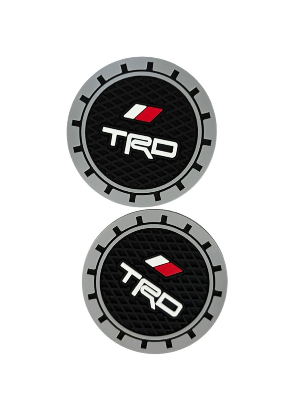2x Car Cup Holder Anti Slip Insert Coasters Pads Car Interior Accessories Black